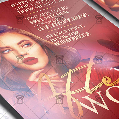 After Work Madness - Flyer PSD Template party flyer