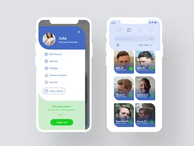 Dating app #2 app app dating application dating dating app ui uidesign ux uxdesign