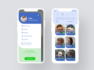 Dating app #2 app app dating application dating dating app ui uidesign ux uxdesign