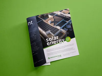 Simple Magazine ad for Solar Company aerial magazine magazine ad solar