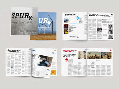 Spur College Magazine college design logo magazine magazine design newspaper publication