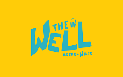 The Well logo blocky bold branding funky graphic design icon logo logo design logodesign logotype modern rough