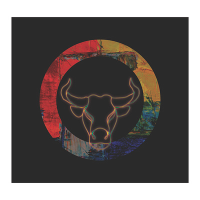 Zodiac Sign: Taurus branding design design art digital art digital illustration digital painting illustration logo retro taurus zodiac sign