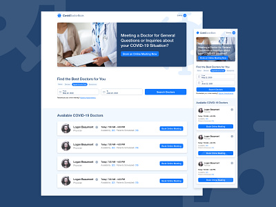 CovidDoctorBook app booking covid 19 doctor health ui