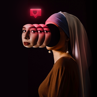 Instagram ft. Multiple personality disorder advertising brain branding design editing illustration mental mental health awareness mentalhealth photoshop typography web