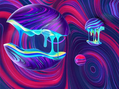 【极彩色】Brilliant Color c4d icon illustration logo ui 图标 插图 设计