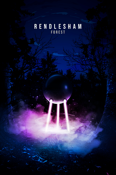 Rendlesham Forest art art book art direction branding creative desig design illustration matte painting photoshop