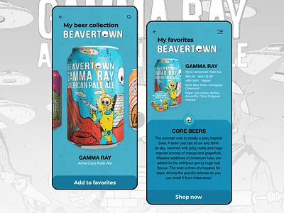 Daily UI #044 - Favorite app beer brewery daily 100 challenge daily ui dailyui design favorite ui ui design ux uxdesign