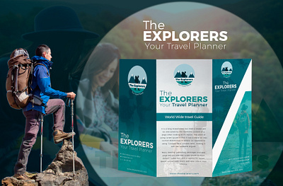 The Explorers - Logo Design Flare branding design illustration logodesign promotional design website