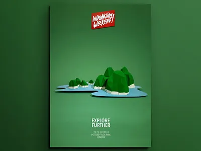 Indonesian Weekend Campaign Ads Poster 02 branding design paper art poster design