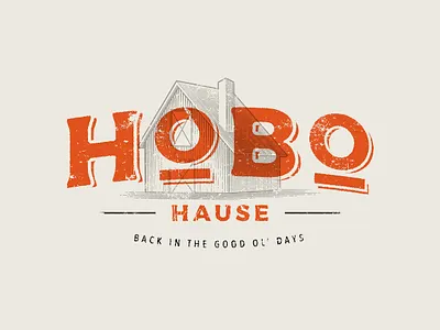 Hobo Hause Brand Identity branding engraving illustration logo vintage logo