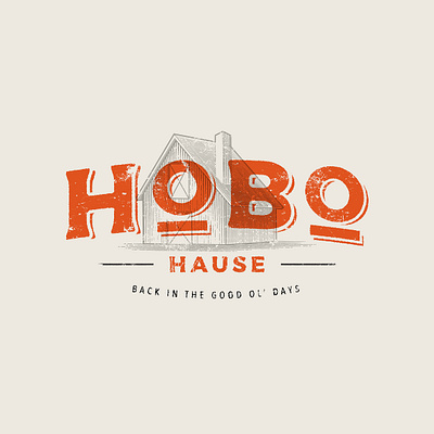 Hobo Hause Brand Identity branding engraving illustration logo vintage logo