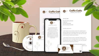 Coffee Cafe - Logo Design Flare animation branding design illustration logo stationery stationery design website