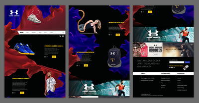 Under Armour Homepage Redesign - Desktop1 design desktop homepage under armour