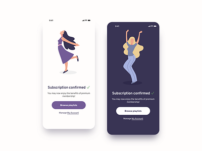 Daily UI 054 - Confirmation app design daily ui daily ui 054 daily ui challenge dailyui dailyuichallenge design minimalistic ui ui ux ui design uidesign uxui