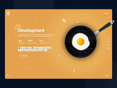 Digital Media agency design icon illustration screen trendy ui ux