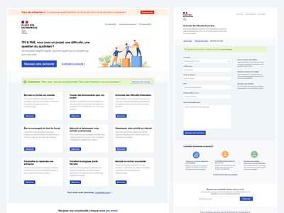 Place des Entreprises (Figma) design french ui ux website