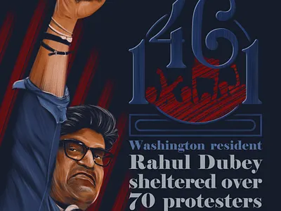 protest shelter artwork brush door number drawing editorial empower fist illustration instagram lettering photoshop poster protest typography washington