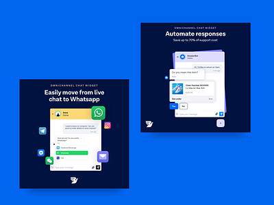 Omnichannel Chat Widget Ads ads automate banner ad banner design chat display google google ad banner live chat marketing message messagebird omnichannel social media widget