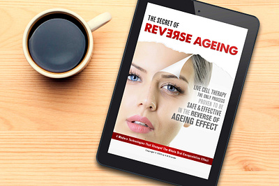 "The Secret of Reverse Ageing" Layout & Cover Design adobe indesign adobe photoshop cc book publishing editorial design layout design publication