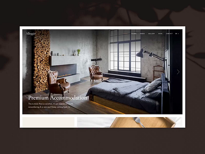 Alloggio - Bed and Breakfast Home apartment apartment booking apartment theme bed and breakfast booking booking theme creative hostel hotel hotel booking hotel theme resort theme vacation web design wordpress