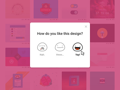 Pop-Up / Overlay daily ui dailyui design overlay pop up survey ui ui challenge web design