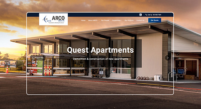 ARCO Website Redesign ui design web design web development wordpress