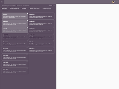 GIA 2 dashboard design