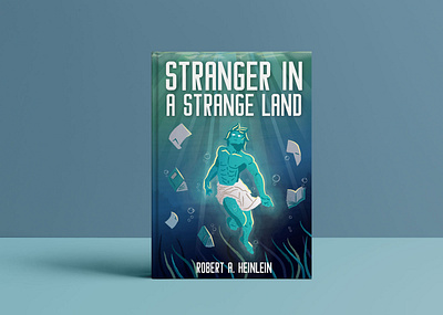 Stranger In A Strange Land - Book cover illustration art artwork book book cover book cover illustration character character design design digital arts drawing graphic design graphicdesign illustration illustrator novel novels publication publication design sci fi sketch