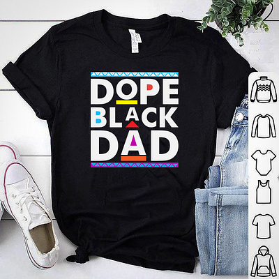 DOPE BLACK DAD T-shirt 2020 design african amercian t shirt black black live matter t shirt black lives matter tshirt black tshirt design designs dope bllack dad fathers day tshirt merch design pod tshirt design shirt tees trending tshirt tshirt art tshirt design tshirtdesign tshirts