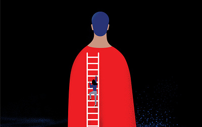 man editorial illustration flat illustration illustrator minimal vector