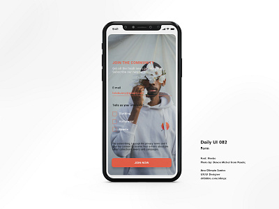Form #082 DailyUi Challenge app appdesign dailyui dailyui082 dailyuichallenge design form gradient interface interfacedesign newsletter product service ui uidesign xd