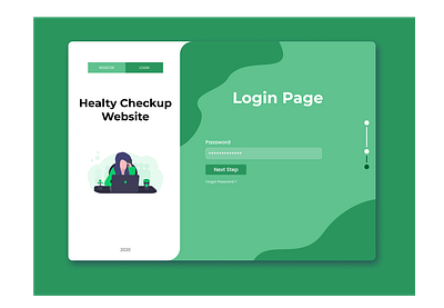 thanksyou-doctor-login-page figma healthcare healthy template ui ux web web design