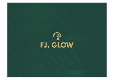 FJ. GLOW Logo design adobe adobe illustrator art branding color creative design icon logo minimal