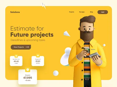 Landing Page UX-UI Design design homepage illustration interface landing page ui uidesign web webdesign website