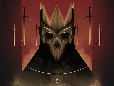 Skull King art artist artwork digital digital art graphic design illustration illustrator painting