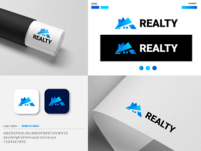 Realty Logo Design Project illustration rebrand ui visual visual identity