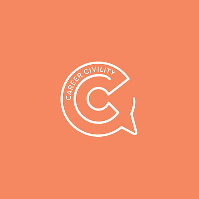 Career Civility rebrand art direction blue brand identity branding career civil civility clean communication creative direction dialogue graphic design logo maze orange talk bubble