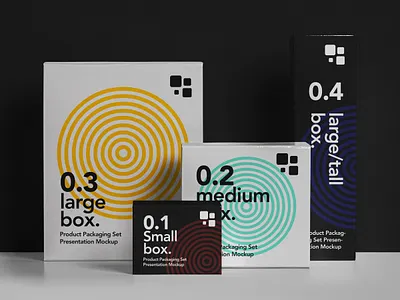 Free Packaging Psd Box Mockup Set box mockup product mockup