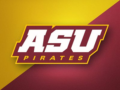 ASU Secondary Mark armstrong state athletics branding college identity lettermark logo university