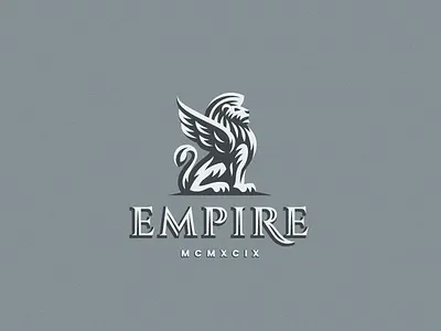 Empire gryphon leo lion logo