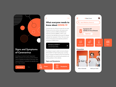 COVID-19 Application corona corona render corona virus coronarender coronavirus covid covid 19 covid19 dark dashboard geometric graph health health app healthcare app illustrations ios app ios app ui medical app medicine app