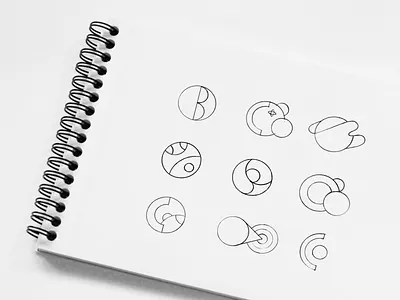 Crystal Ball Logo Sketches ball circle design circle logo draft gambling design identity logo logo concept logo sketch logo sketches logo symbol notebook pencil drawing pencil logo sketch sketchbook