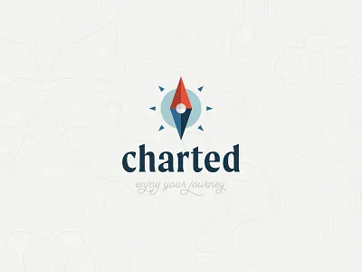 Charted: Compass Full Color Concept brand design brand identity branding branding design design icon identity branding identity design identity designer illustration logo logo design mark travel travel branding travel design typography vector