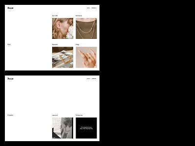 Ducan – Jewelry E-Commerce Website Design black brutal brutalism dark ecommerce helvetica jewel jewelry online projects scandinavian shop store uiinteraction ux web website
