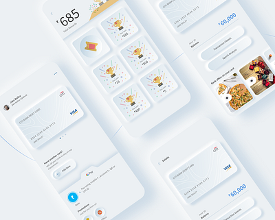 Google Pay Neumorphic Design Concept. (Light mode) app design apps apps design design designer gpay lightmode neumorph neumorphic neumorphic design neumorphism payment payment app payment method redesign redesign concept redesign. ui ux