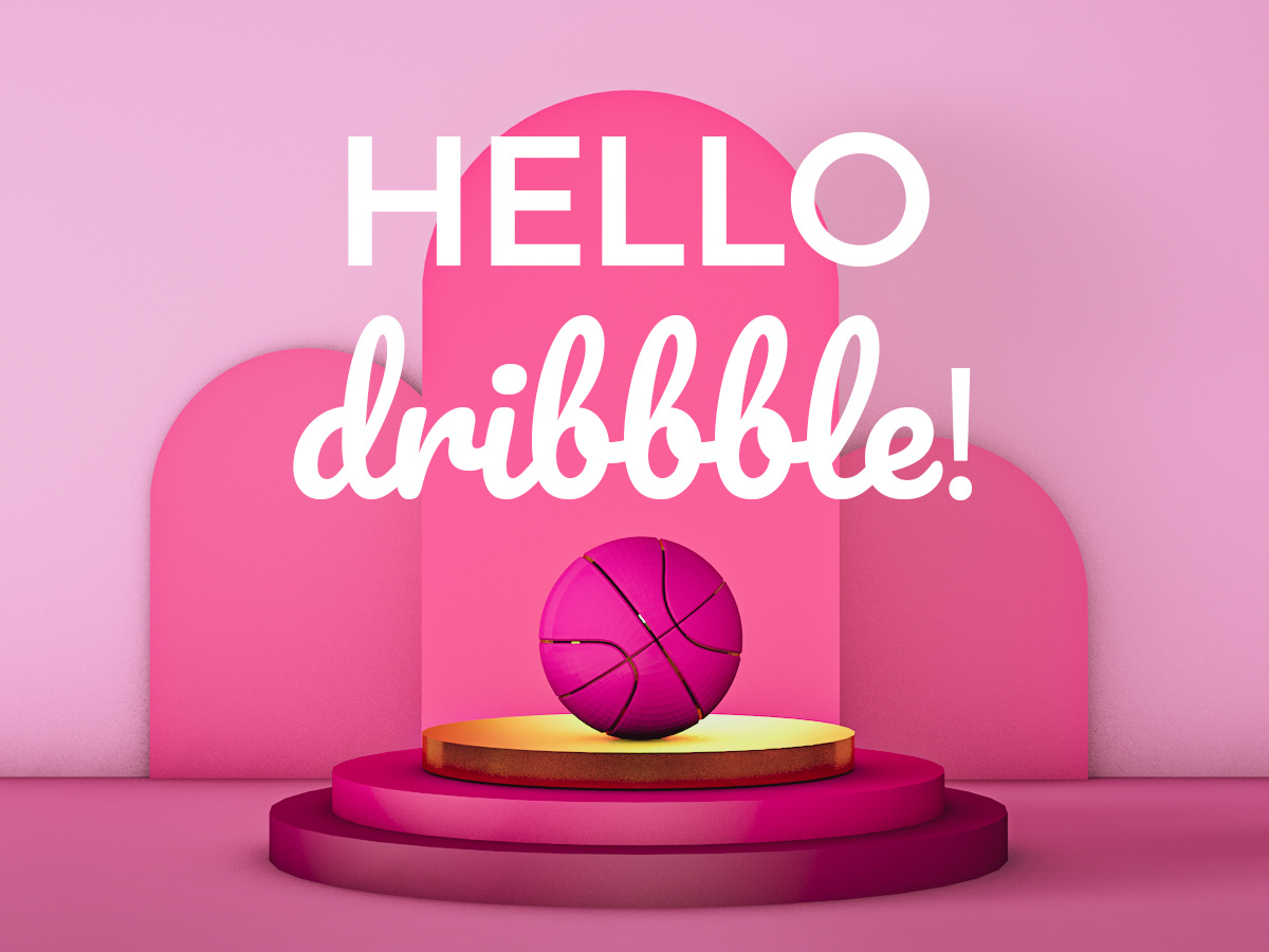 Example of Hello Dribbble!