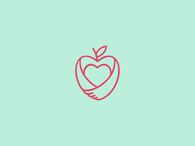 Mari Taranto apple biancahansen design health line logo logo design minimal mom nutrition nutritionist