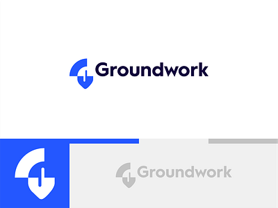 Groundwork concept 3 app branding chat chatbot concept developer dig digital double meaning flat g letter ground lettermark logo shovel themes work