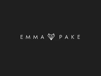 Emma Pake #01 blackandwhite brand branding creativity design fashion feminine graphic graphic design logo minimal shell